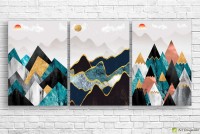 Картина ArtDesign Mountain Triptych 40x57cm 3pcs (FG-10002)