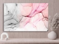 Pictură ArtDesign Pink and grey marble 50x78cm (FG-10034)
