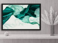Pictură ArtDesign Emerald fabric 45x80cm (RFG-10022)
