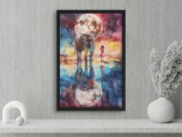 Pictură ArtDesign The girl and the elephant 45x67cm (RFG-10045)