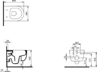 Vas WC Bocchi V-Tondo (1417-001-0128 + A0336-001) imaginea #4 — magazin online Desire.md