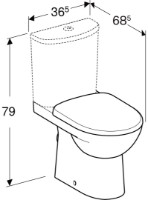 Унитаз Geberit Selnova 501.754.00.1 фото №2 — интернет-магазин Desire.md