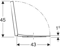 Унитаз Geberit Selnova Square 501.555.01.1 фото №5 — интернет-магазин Desire.md