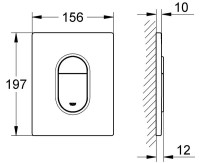 Placă de comandă Grohe Arena Cosmo (38844000) imaginea #2 — magazin online Desire.md