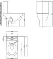 Унитаз Nomi Aurora Rimless (122353) фото №2 — интернет-магазин Desire.md