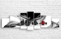 Картина ArtDesign Black and red balls 223x70cm (A-10168)