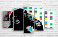 Pictură ArtDesign Black Monkey 150x80cm (A-10248)