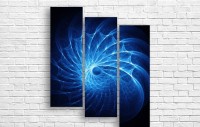 Pictură ArtDesign Blue abstraction 100x120cm (A-10078)