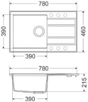 Кухонная мойка Milo RET.M.1KDO.BU-A фото №3 — интернет-магазин Desire.md