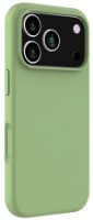 Чехол WOO Liquid Silicone iPhone 17 Pro Green (WOOLSCMIP17PGR)