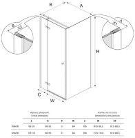 Cabină de duș New Trendy Kalibra Rectangular K-4984 100x90x195 Active Shield (19518) imaginea #2 — magazin online Desire.md