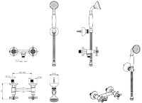 Смеситель для душа F-Design Lacrima Bronz FD1-LRA-77-66 фото №2 — интернет-магазин Desire.md
