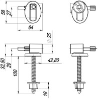 Elemente de fixare WC SoloPlast SU-7D.10ZP (83219) imaginea #2 — magazin online Desire.md