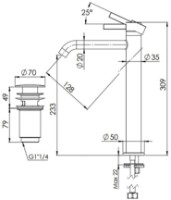 Baterie lavoar Remer Metrica MC10LXL imaginea #2 — magazin online Desire.md