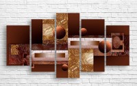 Pictură ArtDesign Brown balls 150x80cm (A-10244)