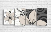 Pictură ArtDesign Floral print 150x60cm (A-10198)