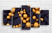 Pictură ArtDesign Golden abstraction 150x80cm (A-10254)