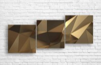 Pictură ArtDesign Golden abstraction 183x80cm (A-10206)