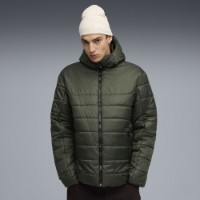 Мужская куртка Puma Ess Hooded Padded Dark Olive, s.S фото №2 — интернет-магазин Desire.md