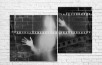 Pictură ArtDesign Silhouette of a girl 121x80cm (L-10103)