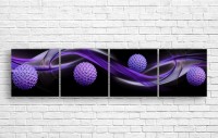 Pictură ArtDesign Lilac Balls 205x50cm (A-10194)