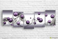 Pictură ArtDesign Purple Balls 156x55cm (A-10153)