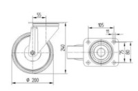 Промышленные колёса Lider-Tech 03610200 фото №4 — интернет-магазин Desire.md