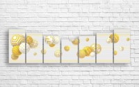 Pictură ArtDesign Yellow balls 177x50cm (A-10208)