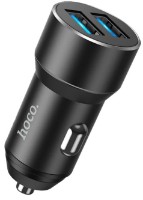 Încărcător auto Hoco DZ17 Black imaginea #2 — magazin online Desire.md