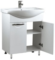 Шкаф с умывальником Mashtab Delfin 2 Basic 11612 White 60cm фото №2 — интернет-магазин Desire.md