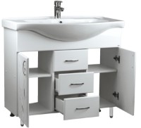 Dulap cu lavoar Mashtab Stuff 3 Basic 11575 White 90cm imaginea #2 — magazin online Desire.md