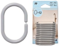 Кольца для занавесок в ванную Tendance 6x4cm (43641) 12pcs