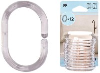 Кольца для занавесок в ванную Tendance 6x4cm (43642) 12pcs