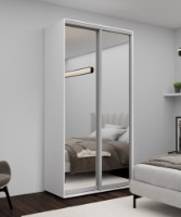 Шкаф-купе Nex Home Mirror 120x60x220cm White (NX-00001729) фото №1 — интернет-магазин Desire.md