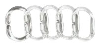 Кольца для занавесок в ванную Tendance 97200 12pcs