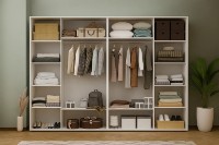 Шкаф-купе Nex Home 2xMirror + 2xPAL 300x60x240cm White (NX-00001765) фото №2 — интернет-магазин Desire.md