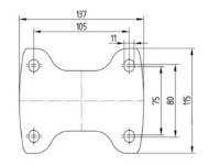 Промышленные колёса Lider-Tech 03720200 фото №3 — интернет-магазин Desire.md