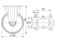 Промышленные колёса Lider-Tech 03720200 фото №4 — интернет-магазин Desire.md