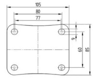 Roți industriale Lider-Tech 03830080 imaginea #3 — magazin online Desire.md