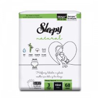 Scutece-chiloți Sleepy Double Midi 3/68pcs