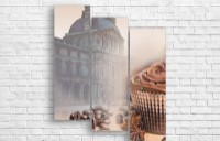 Pictură ArtDesign Architecture and cupcake 94x115cm (R-10026)
