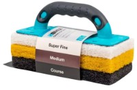 Губка для очистки плитки с ручкой Bihui CSPK4