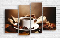 Pictură ArtDesign Aromatic coffee and chocolate 140х93cm (E-10023)
