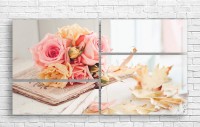 Картина ArtDesign Autumn Vintage with Roses 131x71cm (R-10070)