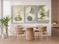 Pictură ArtDesign Balance in stone 148x72cm (Q-10063)