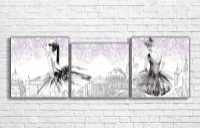 Pictură ArtDesign Ballerina 150x50cm (L-10095)