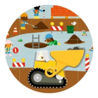 Пазл Djeco Construction Site (DJ07167) фото №2 — интернет-магазин Desire.md