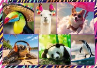 Пазл Trefl Funny Animals 4x250 (13313) фото №3 — интернет-магазин Desire.md