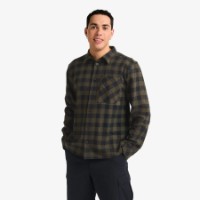 Мужская рубашка Jack Wolfskin Lite Flannel M Check Obsidian Moss, s.S фото №2 — интернет-магазин Desire.md
