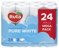 Hârtie igienica Ruta Deluxe 3 plies 24 rolls.
